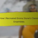 How I Recreated Emma Stone’s Classic Ensembles