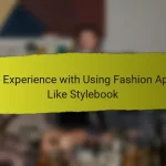 My Experience with Using Fashion Apps Like Stylebook