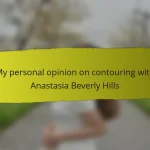 My personal opinion on contouring with Anastasia Beverly Hills