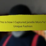 This is how I Captured Janelle Monáe’s Unique Fashion