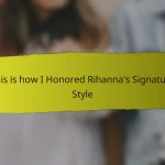 This is how I Honored Rihanna’s Signature Style