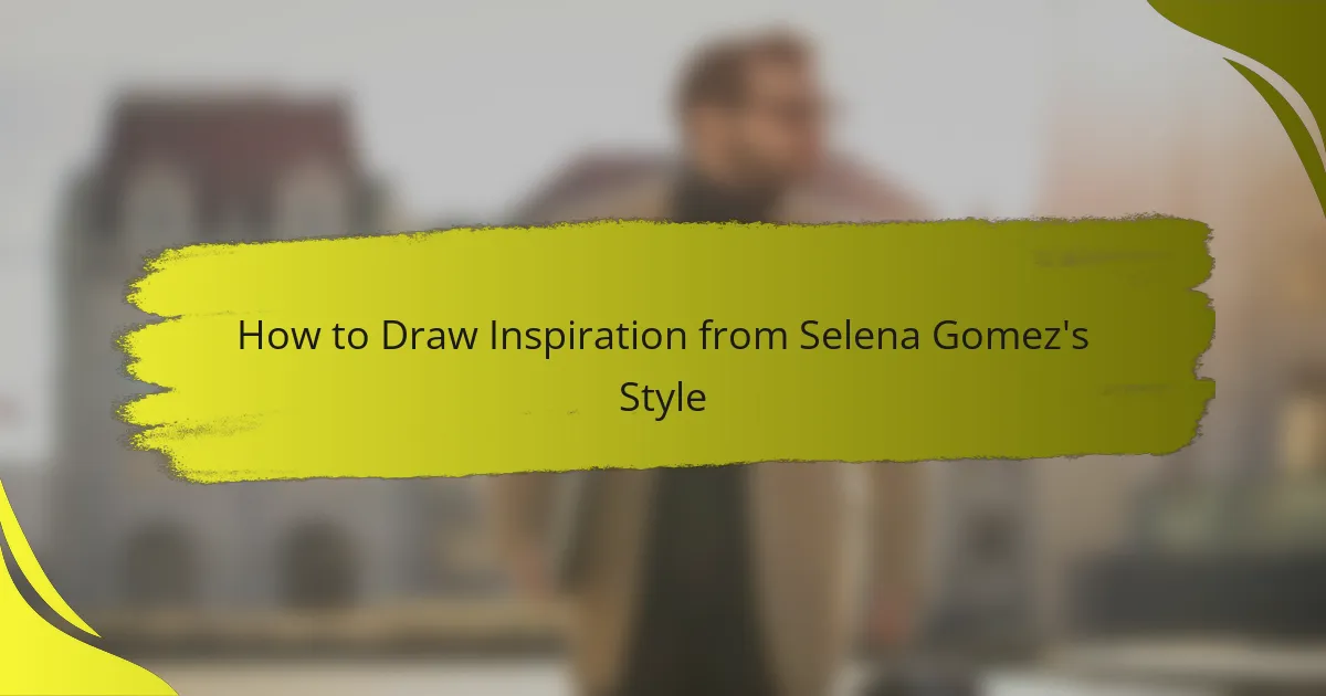 How to Draw Inspiration from Selena Gomez's Style