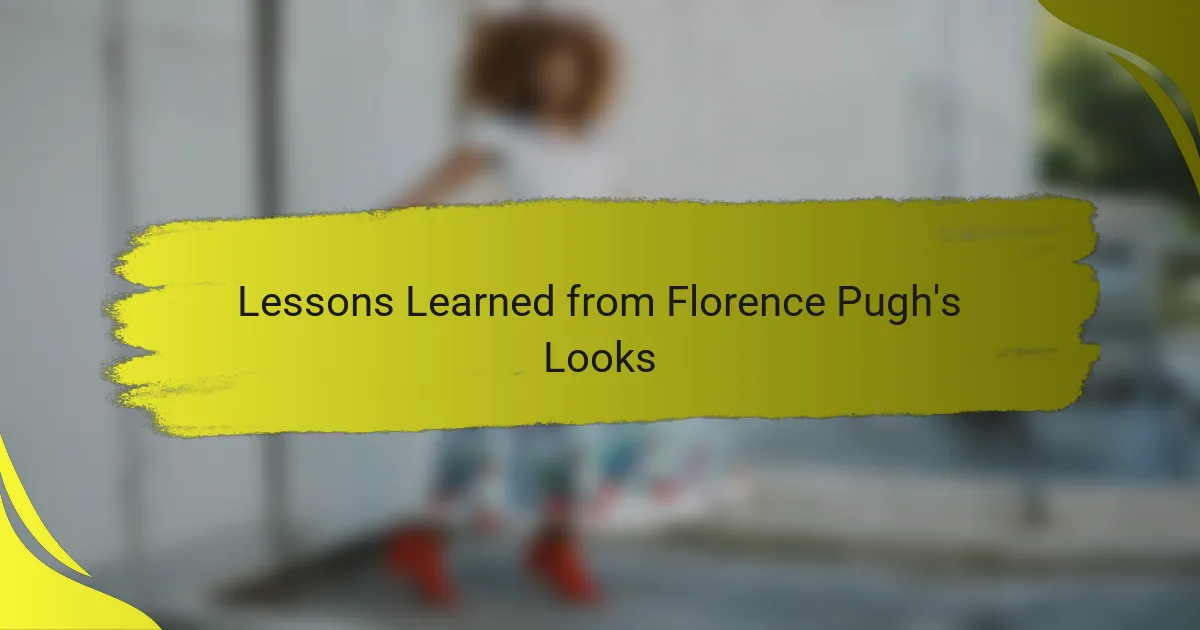 Lessons Learned from Florence Pugh's Looks